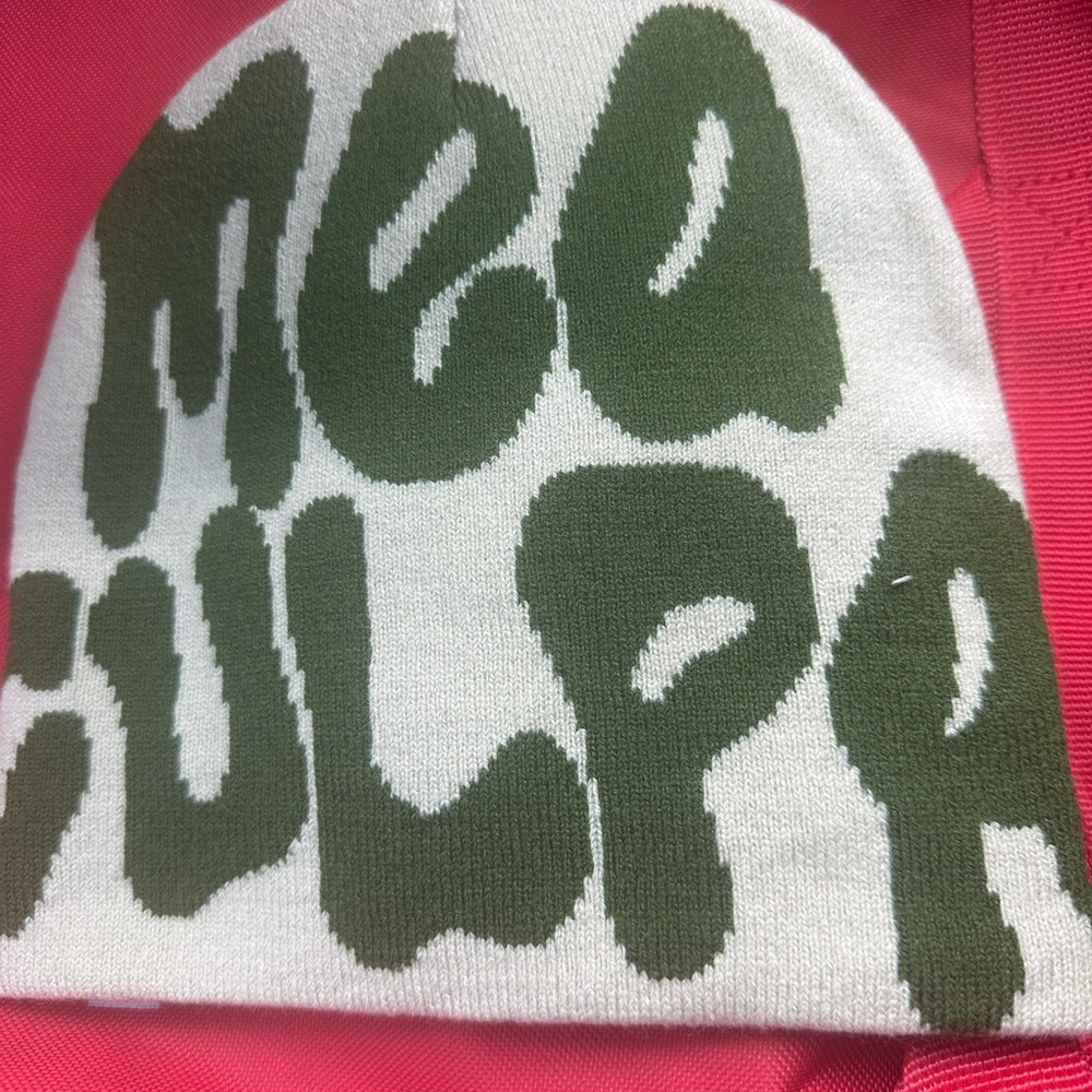 Three beanies Green,Black and White Beanie